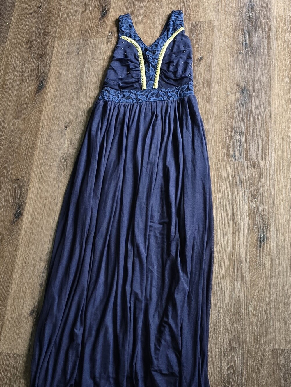 Navy Maxi Dress Size S